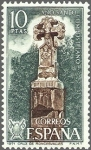 Stamps Spain -  ESPAÑA 1971 2053 Sello Nuevo Año Santo Compostelano Cruz de Roncesvalles Navarra Yv1706