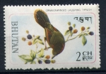 Stamps Bhutan -  serie- Pajaros