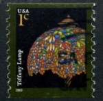 Stamps United States -  Lampara Tiffany