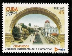 Sellos de America - Cuba -  Centro histórico de Cienfuegos