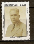 Stamps America - Honduras -  AUGUSTO  C.  COELLO