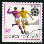 Stamps Romania -  Mexico '70