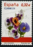 Stamps Spain -  Flora: Pensamiento