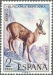 Stamps Spain -  ESPAÑA 1972 2103 Sello Nuevo Serie Fauna Hispanica Rebeco c/señal charnela