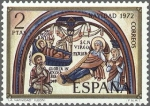 Stamps Spain -  ESPAÑA 1972 2115 Sello Nuevo Navidad Pinturas Basílica San Isidoro León