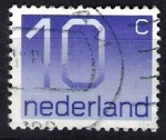Stamps : Europe : Netherlands :  Cifras. Serie básica.