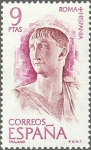 Stamps Spain -  ESPAÑA 1974 2191 Sello Nuevo Roma Hispania Trajano Busto de Italica Sevilla