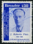 Stamps : America : Ecuador :  J. Roberto Páez