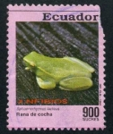 Sellos de America - Ecuador -  Anfibios