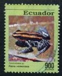 Stamps Ecuador -  Anfibios
