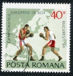 Stamps : Europe : Romania :  Campeonato Europa de Boxeo `69