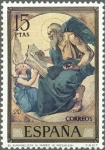 Stamps Spain -  ESPAÑA 1974 2210 Sello Nuevo Pintor Eduardo Rosales y Martin El Evangelista San Mateo c/s charnela