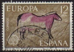 Stamps Spain -  ESPAÑA 1975 2260 Sello Europa CEPT Cueva de Tito Bustillo Ribadesella Asturias Usado