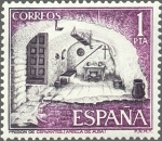 Stamps Spain -  ESPAÑA 1975 2266 Sello Nuevo IX Serie Turistica Prisión de Cervantes Argamasilla Alba Ciudad Real
