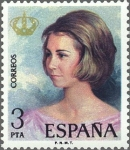 Sellos de Europa - Espa�a -  ESPAÑA 1975 2303 Sello Nuevo Reyes de España Dª Sofia Yvert1949 c/señal Charnela