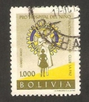 Stamps Bolivia -  pro hospital de niños