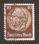Stamps Germany -  mariscal hindenburg