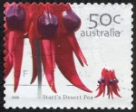 Stamps Australia -  Flores (dentado 2)