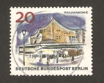 Stamps Germany -  la nueva berlin, edificio de la musica