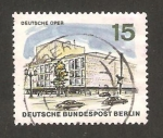 Sellos de Europa - Alemania -  la nueva berlin, edifico de la opera