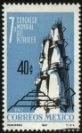 Stamps Mexico -  7mo. Congreso Mundial del Petróleo.
