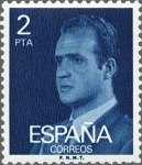 Sellos de Europa - Espa�a -  ESPAÑA 1976 2345 Sello Nuevo Serie Básica Rey Juan Carlos I 2 pts c/señal charnela