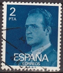 Stamps Spain -  ESPAÑA 1976 2345 Sello Serie Básica Rey Juan Carlos I 2 pts Usado
