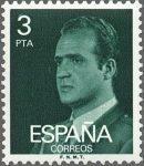 Stamps Spain -  ESPAÑA 1976 2346 Sello Nuevo Serie Básica Rey Juan Carlos I 3 pts c/señal charnela