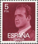 Sellos de Europa - Espa�a -  ESPAÑA 1976 2347 Sello Nuevo Serie Básica Rey Juan Carlos I 5 pts c/señal charnela