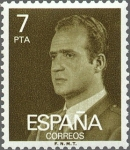 Sellos de Europa - Espaa -  ESPAÑA 1976 2348 Sello Nuevo Serie Básica Rey Juan Carlos I 7 pts sin goma