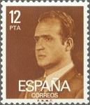 Stamps Spain -  ESPAÑA 1976 2349 Sello Nuevo Serie Básica Rey Juan Carlos I 12 pts