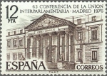 Stamps Spain -  ESPAÑA 1976 2359 Sello Nuevo LXIII Conferencia de la Unión Interparlamentaria