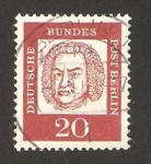 Stamps Germany -  Berlín - 183 - Johann Sebastián Bach