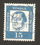 Stamps Germany -  Berlin - Martín Luther