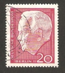 Stamps Germany -  presidente lubke