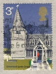 Stamps United Kingdom -  Iglesia Greenated-Juxta-Ongar-Esser