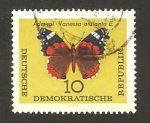 Stamps Germany -  mariposas, almirante