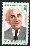 Stamps Romania -  Anton Davidoglu