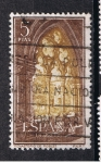 Stamps Spain -  Edifil  1497   Real Monasterio de  Santa María de Poblet  Detalle del Claustro
