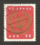 Stamps Germany -  817 - 20 anivº de la confederacion alemana de medicos, emblema