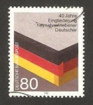 Stamps Germany -  40 anivº de la acogida de las alemanias