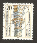 Stamps Germany -  columna y capitel de estilo rococo de la iglesia de wies, obra del arquitecto dominikus zimmenmann
