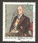 Stamps : Europe : Germany :  1016 - Centº del nacimiento de Otto Warburg, nobel de medicina