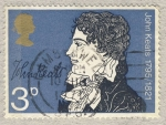 Stamps United Kingdom -  Literary Anniversaries John Keals 1795-1821