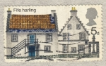 Stamps United Kingdom -  British Rural Architecture  fife harling