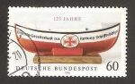 Stamps Germany -  125 anivº de la sociedad alemana de ayuda a los naufragos