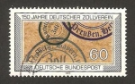 Sellos de Europa - Alemania -  1027 - 150 anivº de la Union de Aduanas alemanas