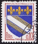 Stamps : Europe : France :  Escudo, Troyes