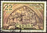 Stamps Spain -  NAVIDAD 1980 ADORACION DE LOS REYES LA CORUÑA