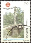 Stamps Spain -  XACOBEO'99 CRUCERO Y PUENTE PAMPLONA (NAVARRA)
